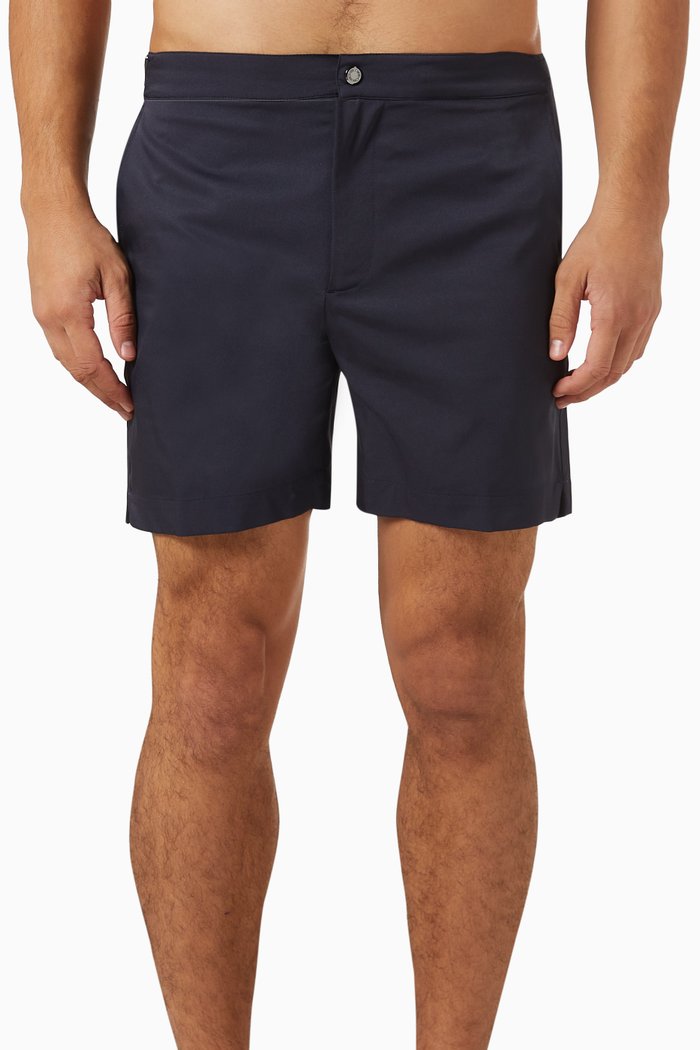 

Rio Tailored Swim Shorts in Nylon, Blue