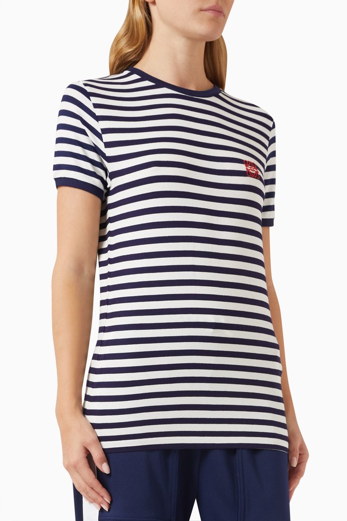 

Embroidered-logo T-shirt in Viscose-jersey, White