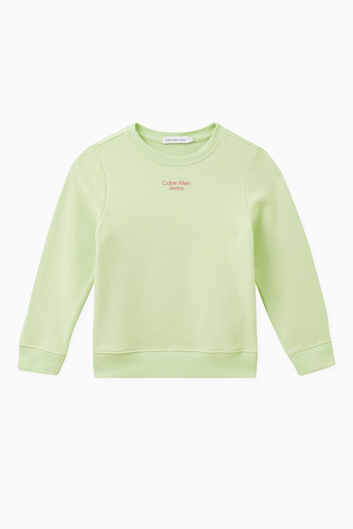 

Logo Print Sweatshirt, Green