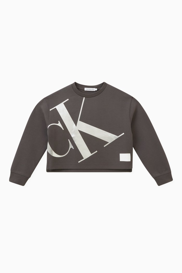 

Mercury Monogram Sweatshirt in Cotton-blend, Black