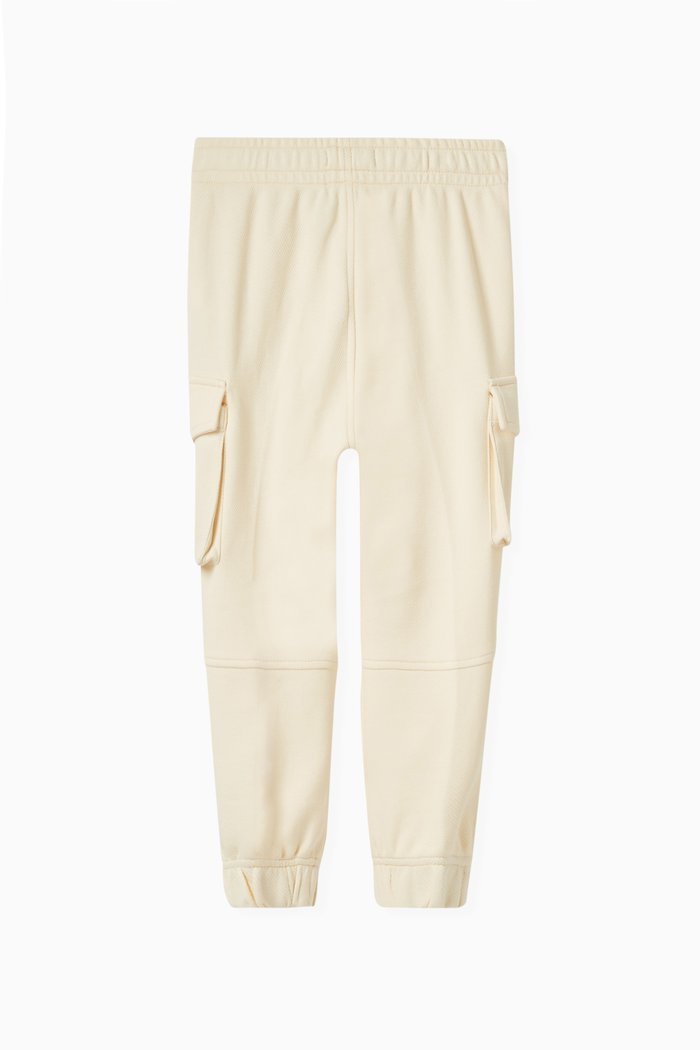 

Cargo Joggers in Cotton Twill, Yellow