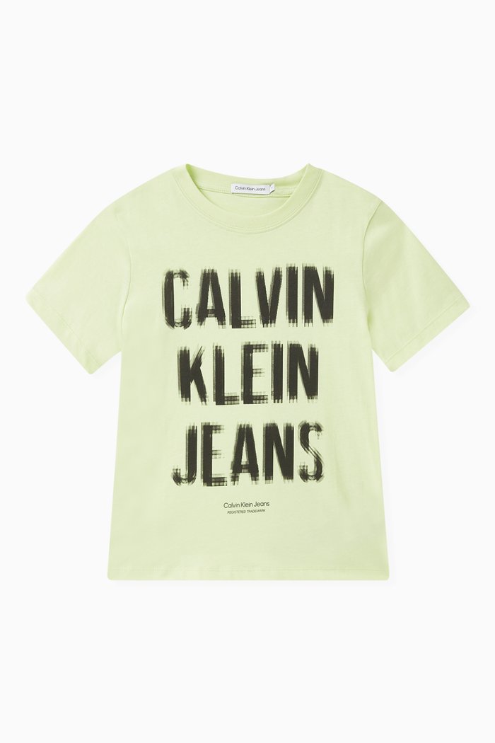 

Relaxed Logo T-shirt in Cotton-jersey, Green