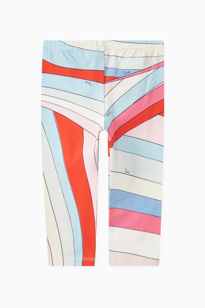 

Iride-print Leggings in Cotton, Multicolour