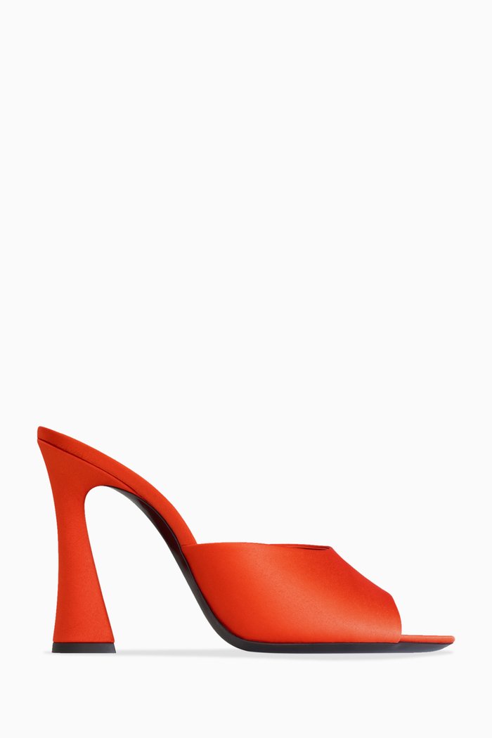 

Suite 105 Mules in Satin-crepe, Red