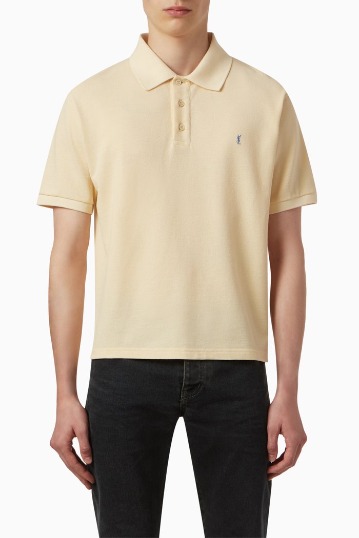 

Cassandre Polo Shirt in Piqué, Yellow