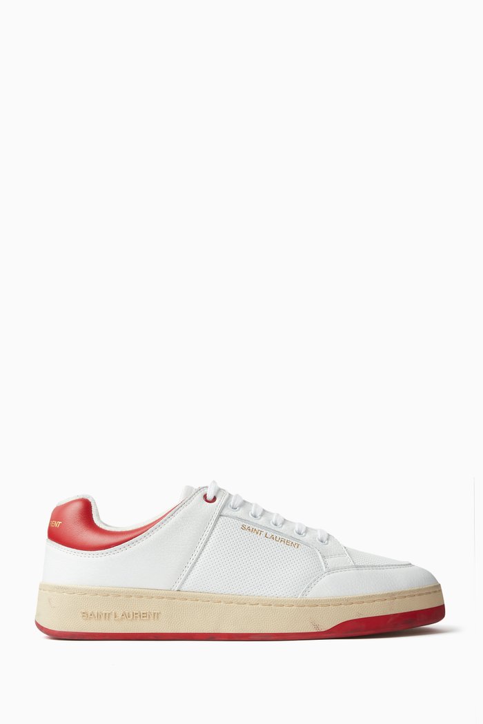 SL/61 Sneakers in Leather, White