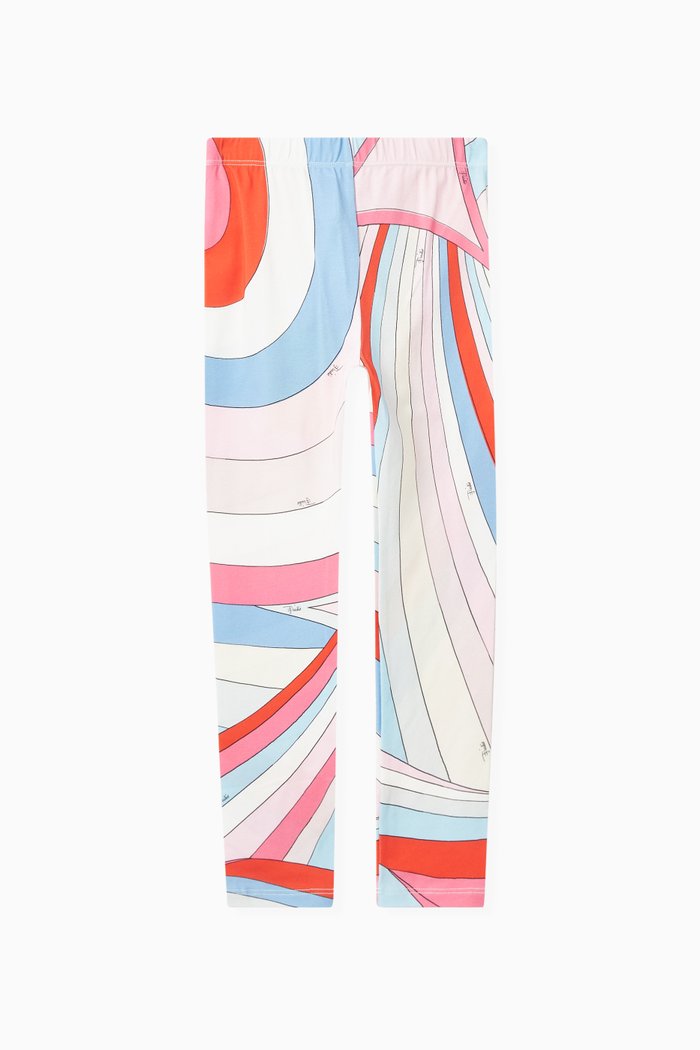 

Iride-print Leggings in Cotton, Multicolour