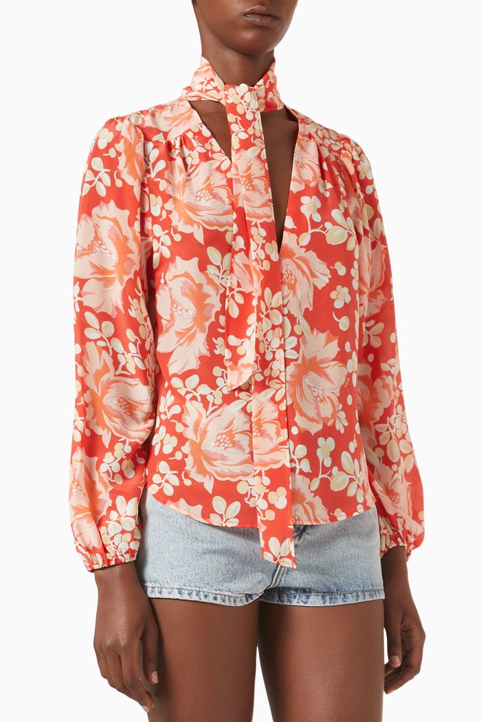

Moss Top in Silk, Orange