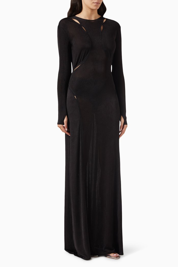 

Nonna Maxi Dress, Black