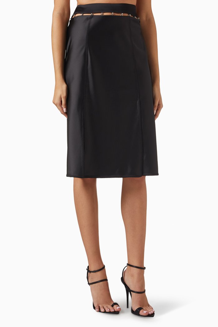

Yuna Midi Skirt, Black