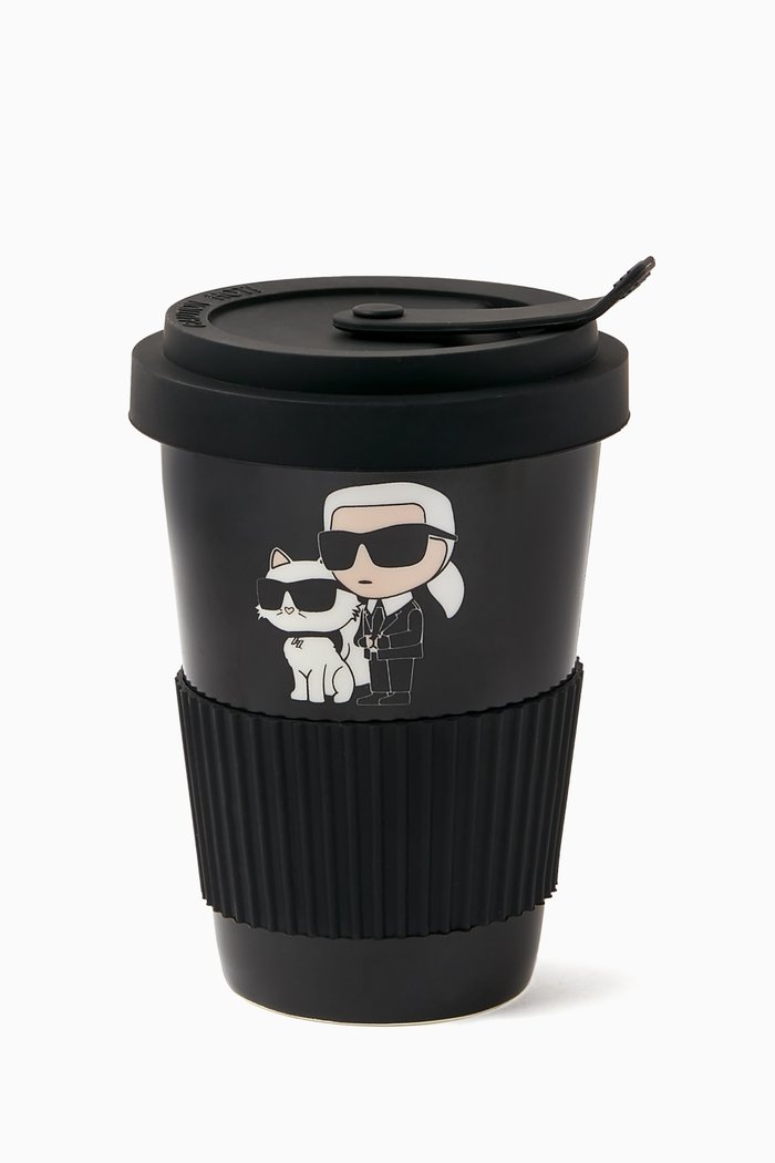 

K/Ikonik 2 Takeaway Mug in Porcelain, Black