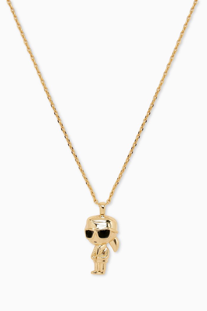

K/Ikonik 2.0 Karl Necklace in Brass, Gold