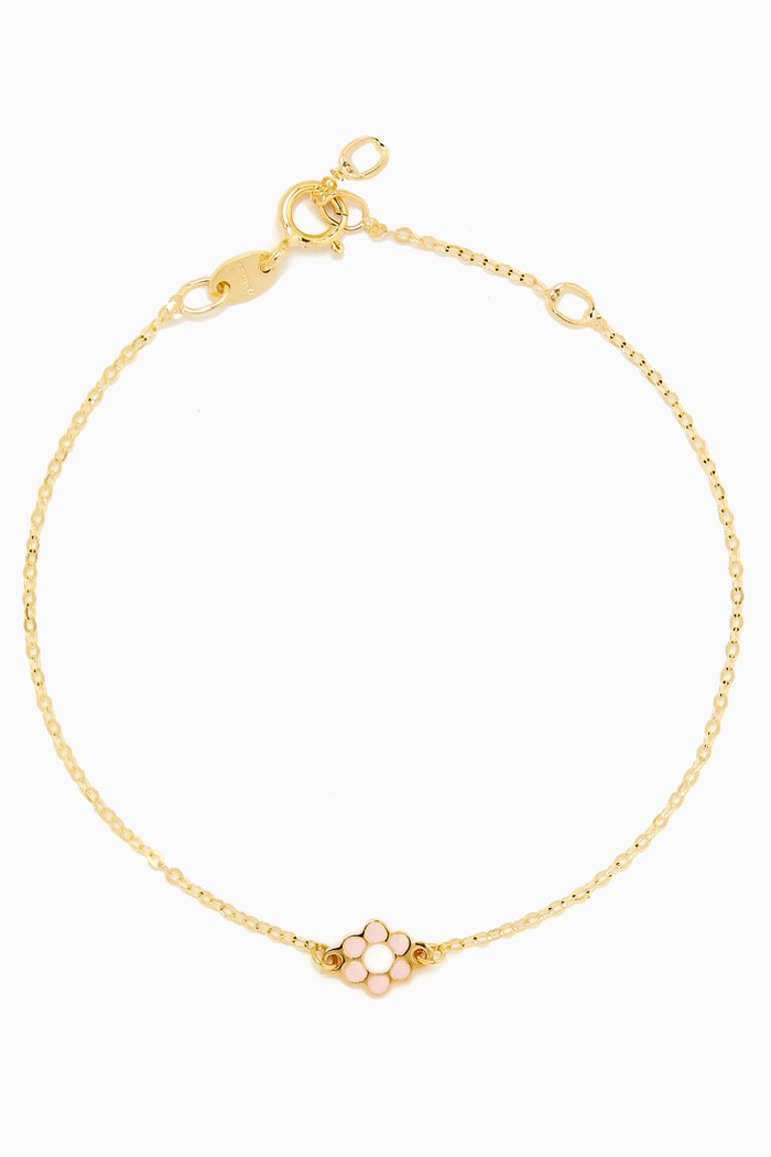 

Ara Bella Flower Bracelet in 18kt Gold, Yellow