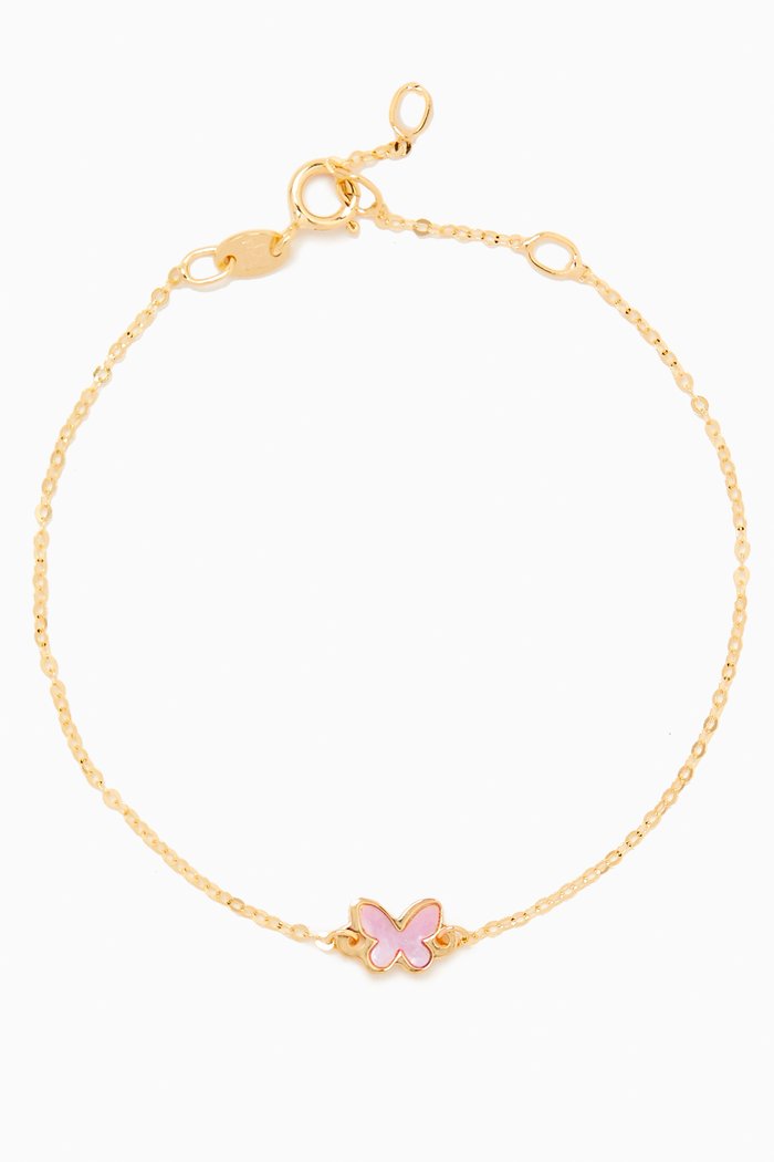 

Ara Bella Butterfly Bracelet in 18kt Gold, Neutral