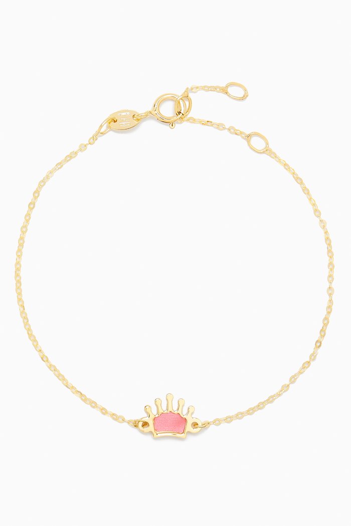

Ara Bella Crown Bracelet in 18kt Gold, Yellow