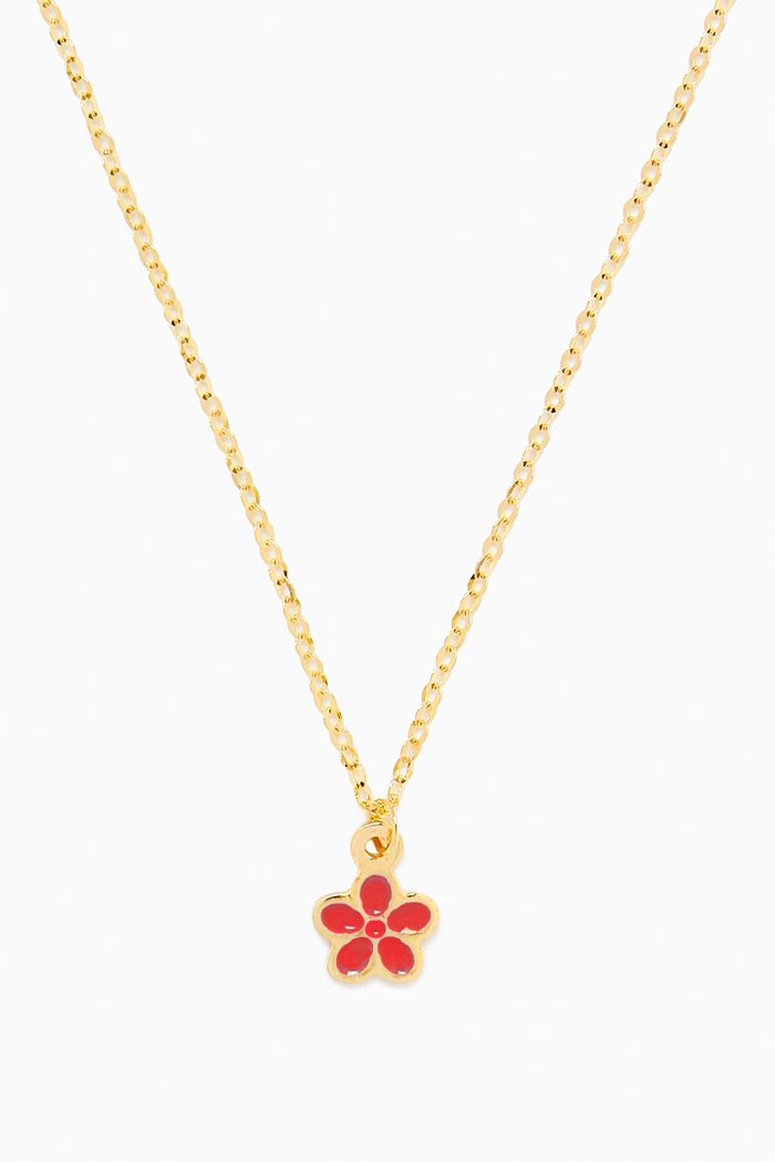 

Ara Bella Jasmine Necklace in 18kt Gold, Orange