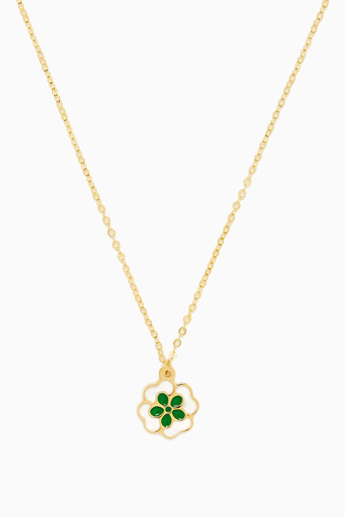

Ara Bella Clover Necklace in 18kt Gold, Yellow