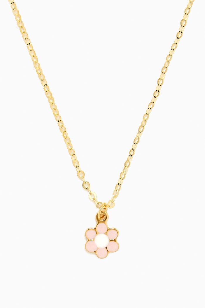 

Ara Bella Flower Necklace in 18kt Gold, Yellow