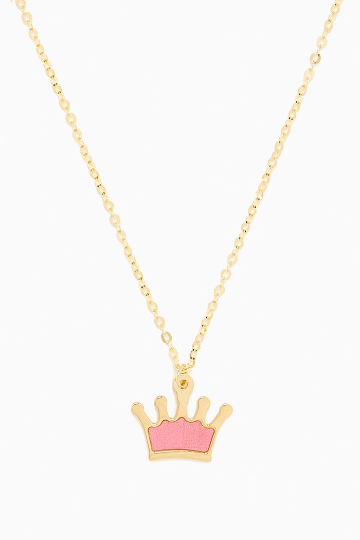 Ara Bella Crown Necklace in 18kt Gold, Yellow