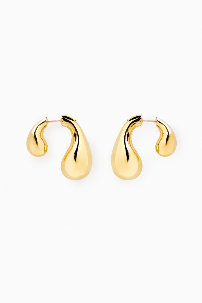 

Twist Drop Earrings in Gold-plated Sterling Silver