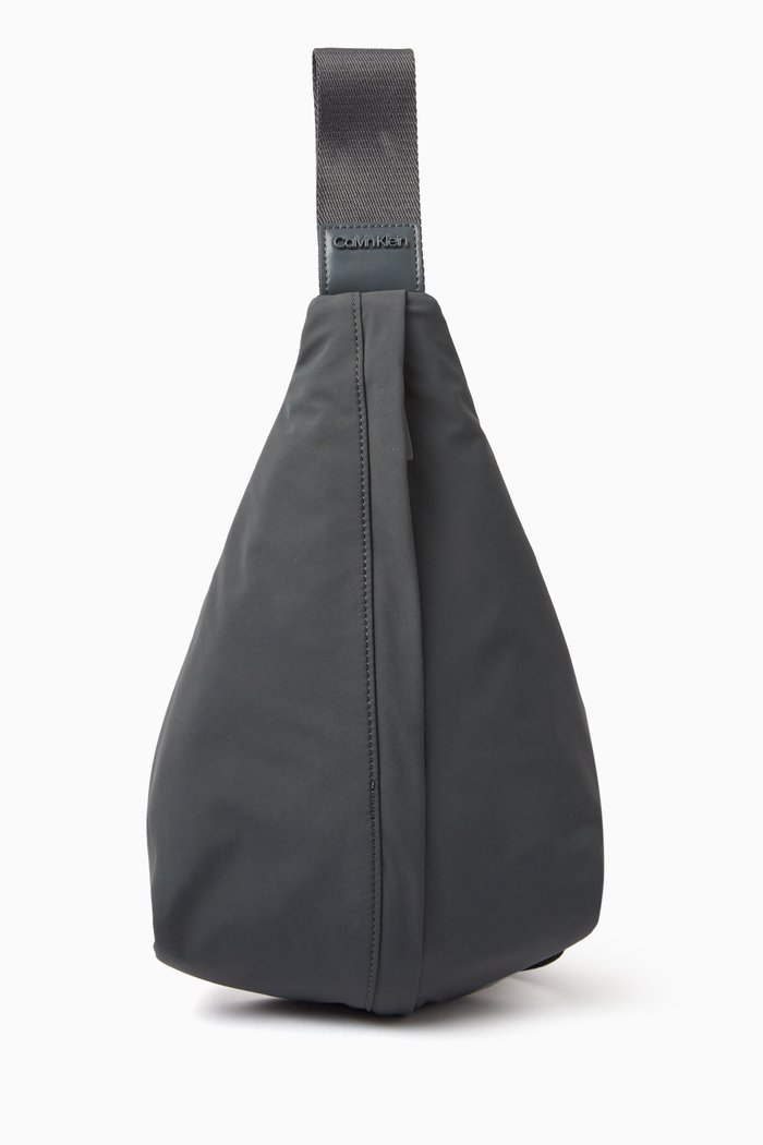 

Faded Sling Bag in Synthetic Fabric, Grey