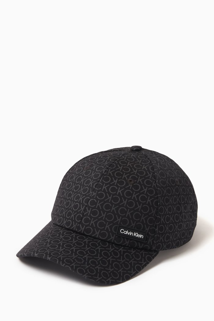 

Essential Monogram Cap in Organic Twill, Black