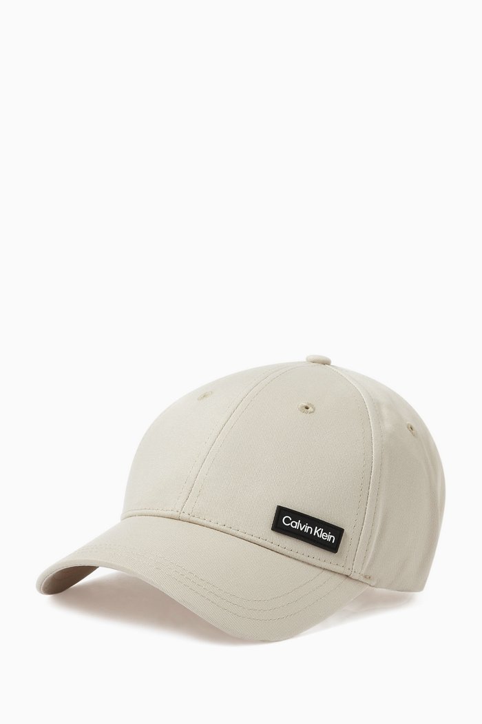 

Essential Logo Patch Baseball Cap in Cotton, Neutral
