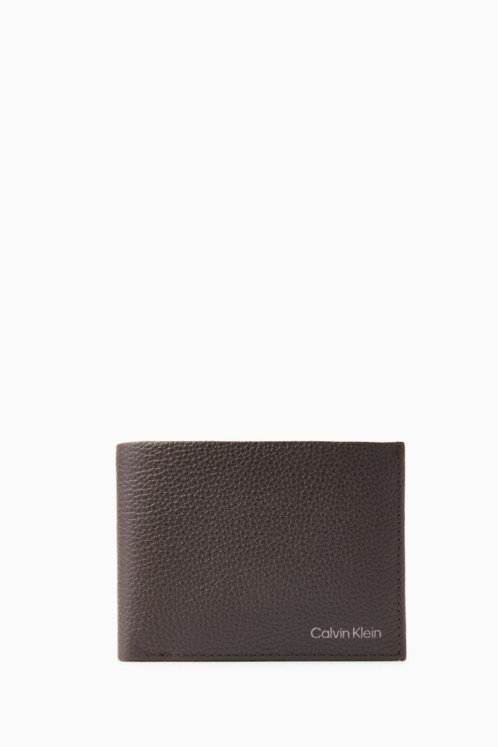 

Warmth RFID Billfold Wallet in Leather, Black