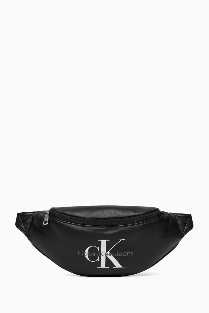 

Belt Bag in Faux Leather, Black