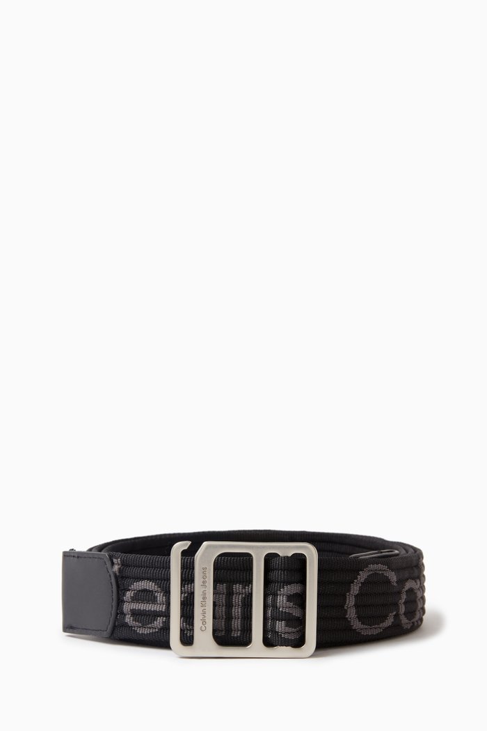 

Logo Webbing Belt, Black