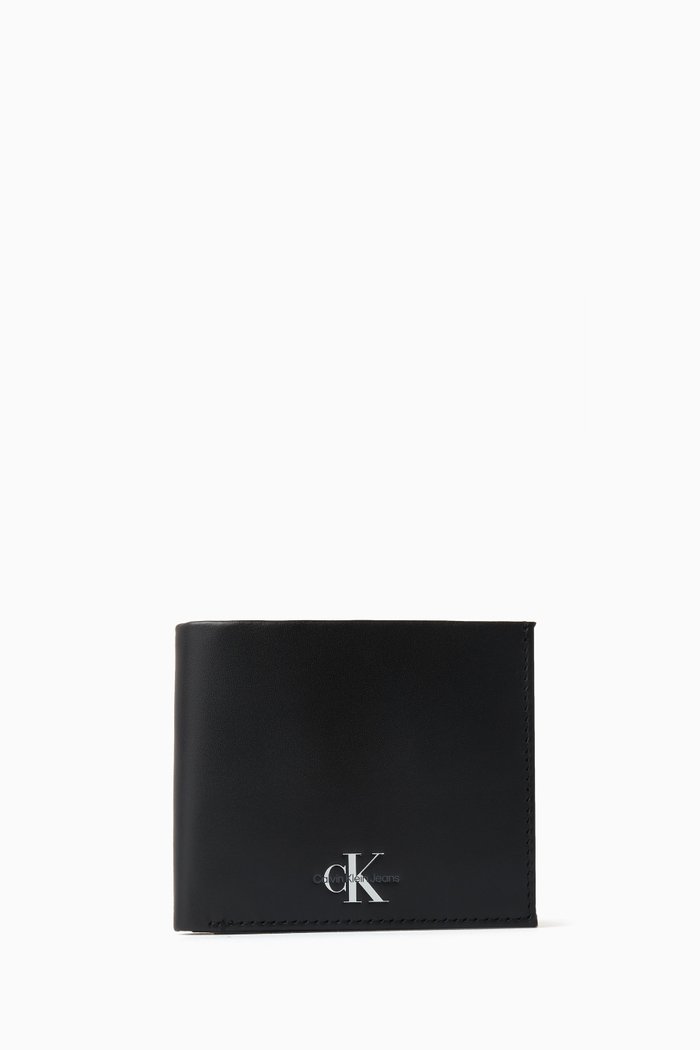 

Monogram Soft Wallet in Leather, Black