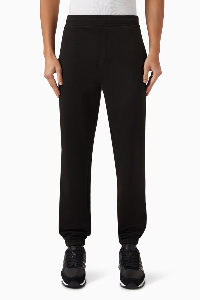

Logo-embossed Sweatpants in Cotton-blend, Black