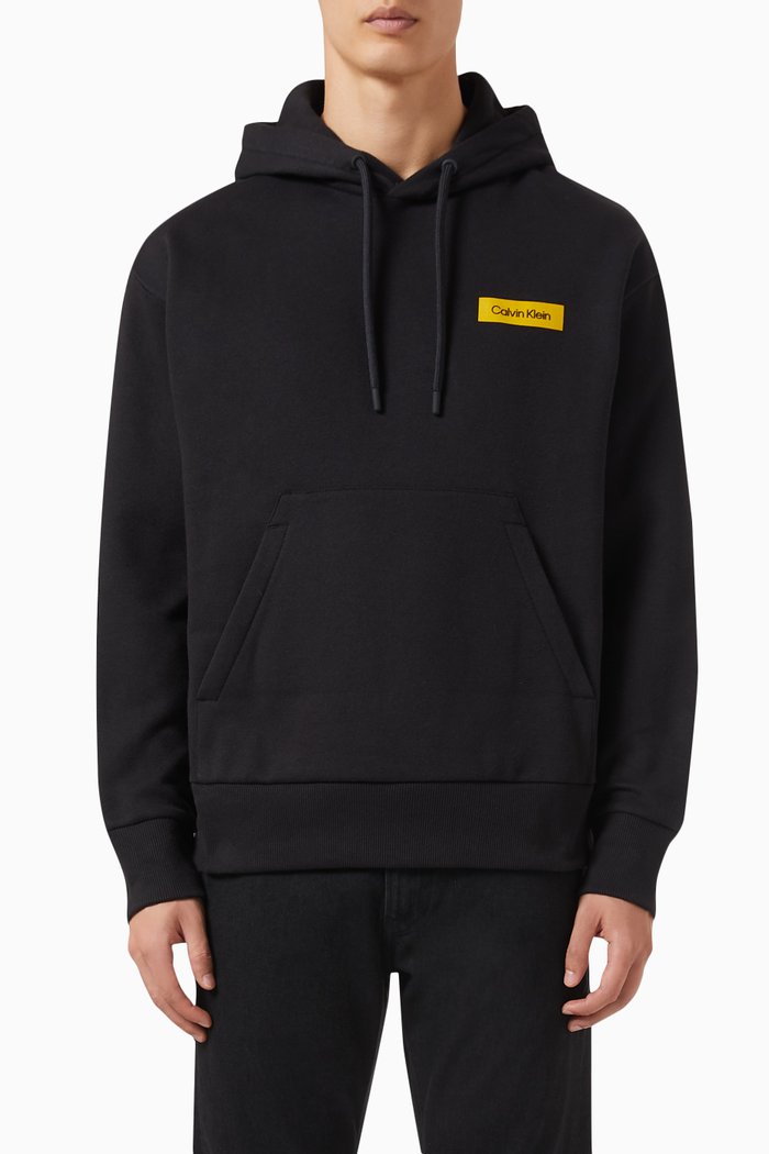 

Sense Layer Hoodie in Cotton, Black