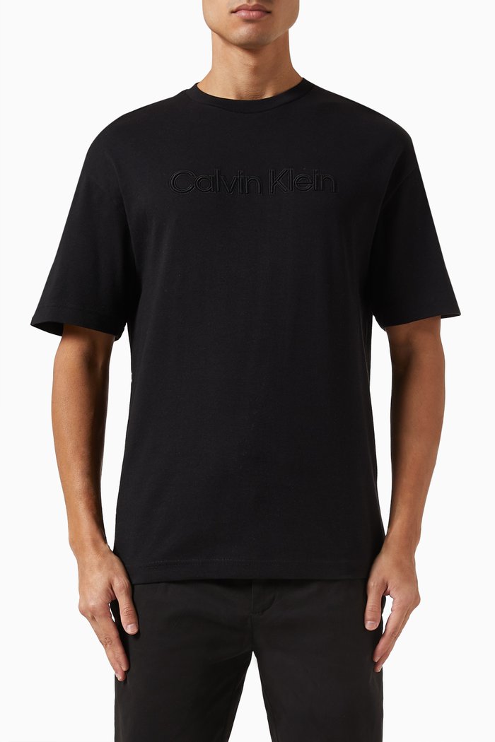 

Logo T-shirt in Cotton, Black