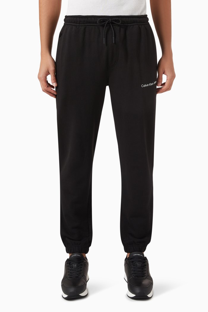 

Institutional Logo Sweatpants in Terry-cotton, Black