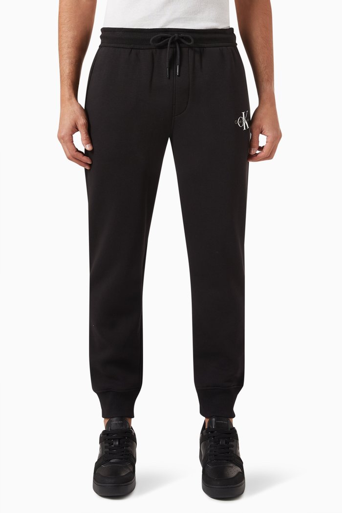 

Monologo Sweatpants in Cotton-fleece, Black