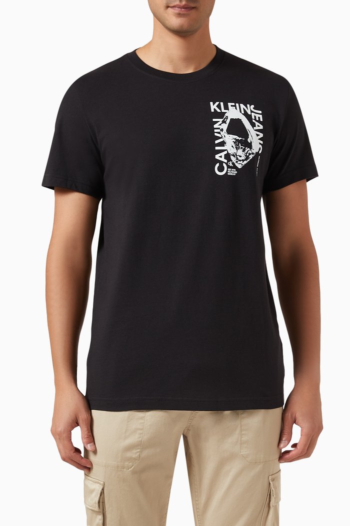 

Modern Metals T-shirt in Cotton-jersey, Black