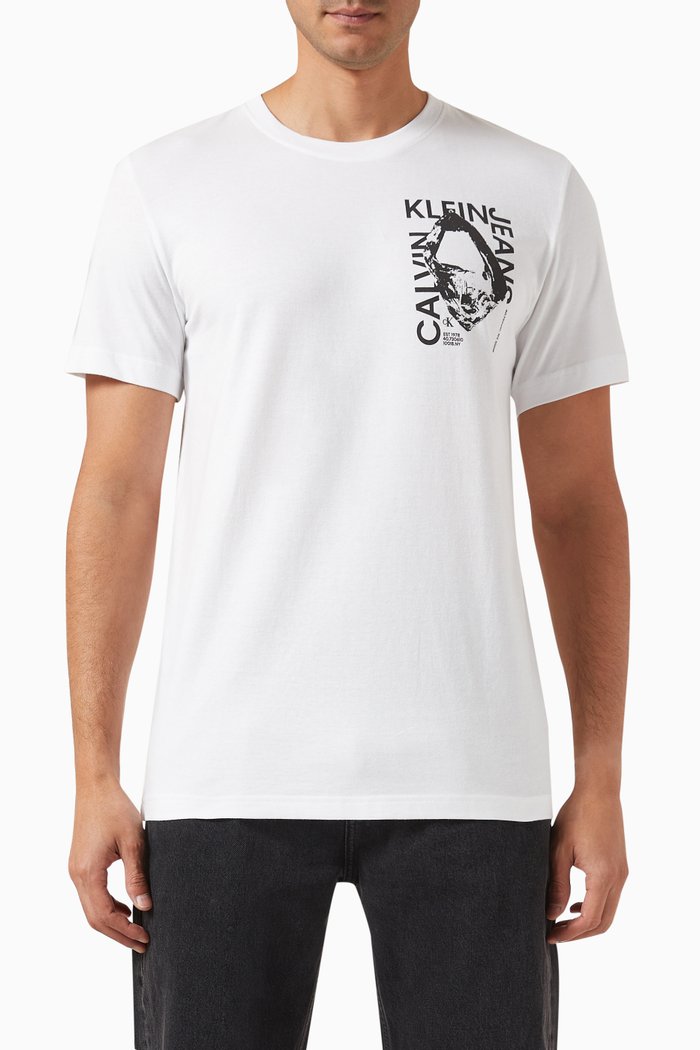 Modern Metals T-shirt in Cotton-jersey, White