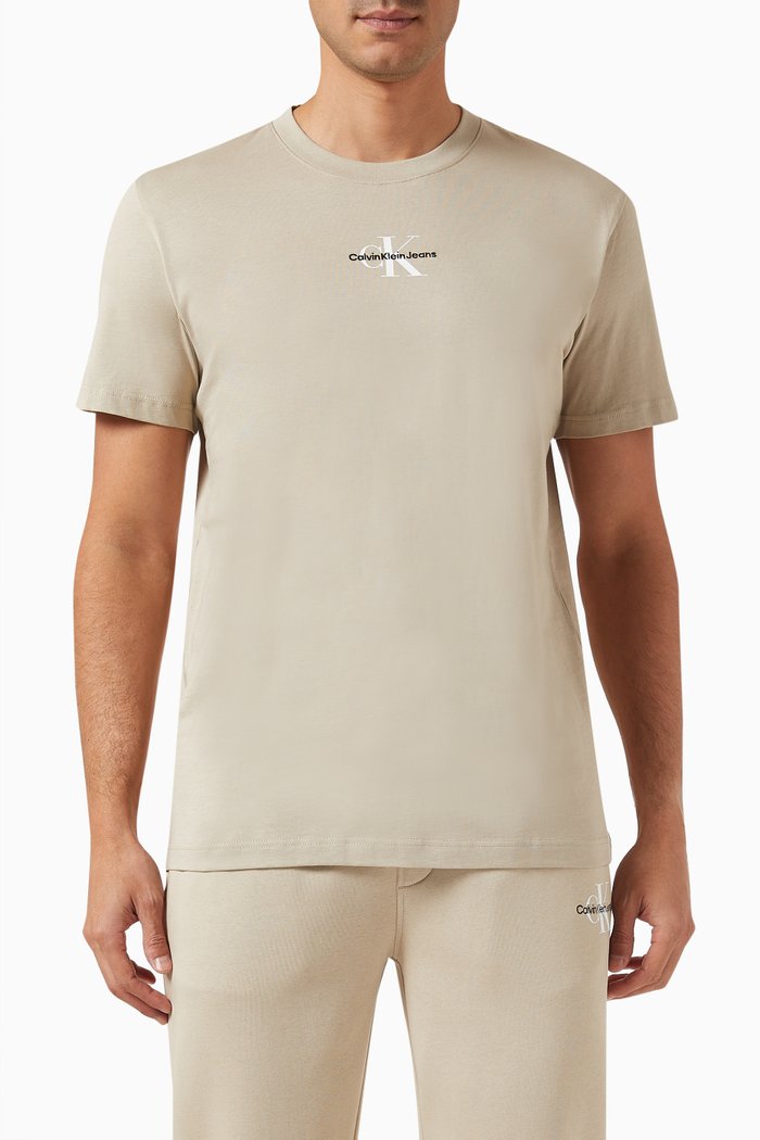 

Monologo T-shirt in Cotton-jersey, Neutral
