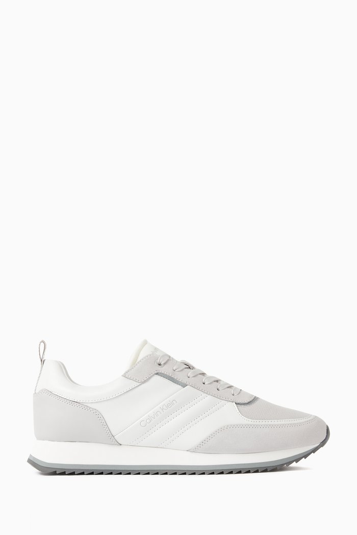 

Low-top Sneakers in Leather, White