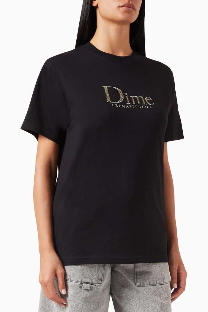 

Classic Remastered T-shirt in Cotton-jersey, Black