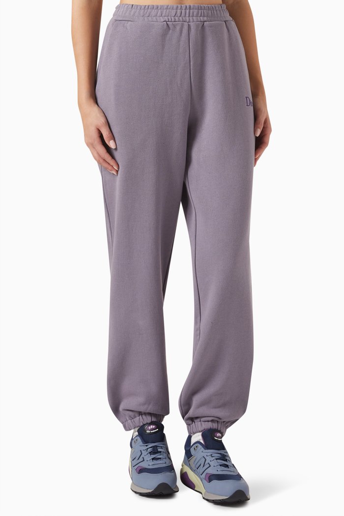 Classic Small Logo Sweatpants in Cotton, Grey