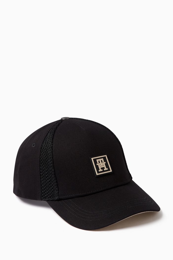 

Logo Sport Cap in Cotton, Black