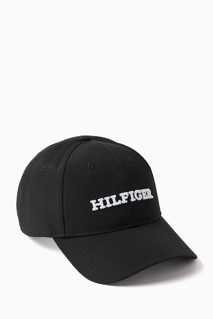 

Monotype Baseball Cap in Canvas, Black