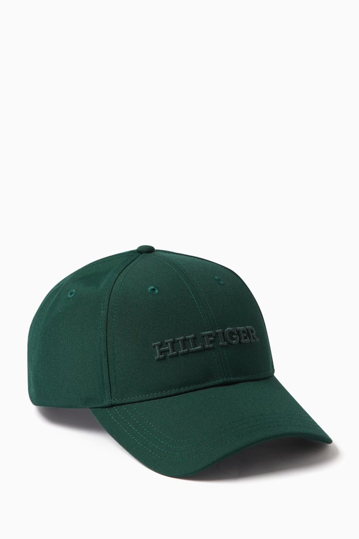 

Monotype Baseball Cap in Canvas, Green