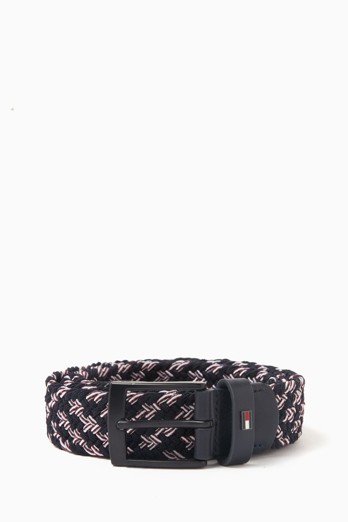 

Adan Belt in Stretch Webbing, Blue