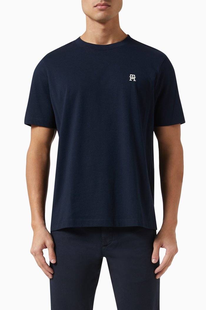 

Monogram IMD T-shirt in Cotton-jersey, Blue