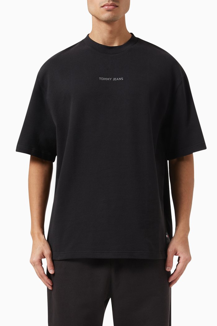 

Classic Logo T-Shirt in Cotton, Black