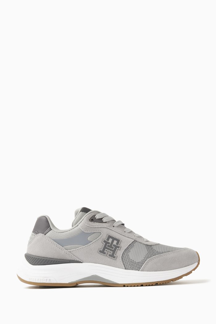 

Modern Prep Sneakers II in Suede, Grey