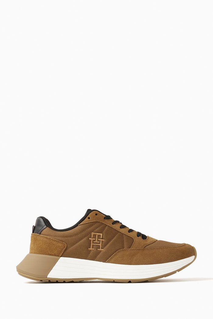 

TH Elevated Sneakers in Suede, Brown